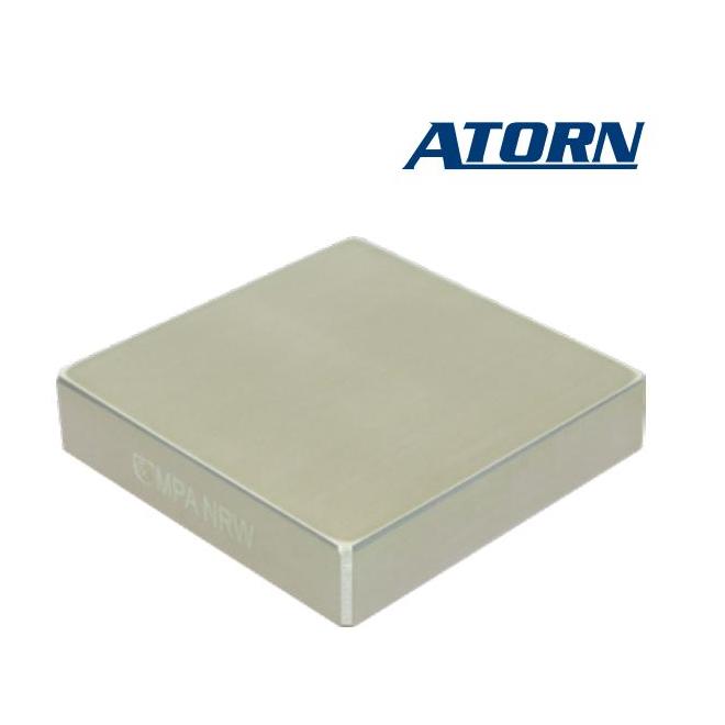 Tvrdomerná doštička Brinell HBW2,5/62,5 tvrdosť 100 hliníková 75x75x16 mm ATORN