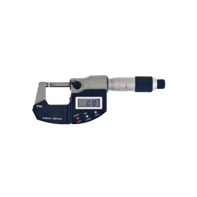 Mikrometer 0-25 / 0,001 strmeňový digitálny presný FORMAT