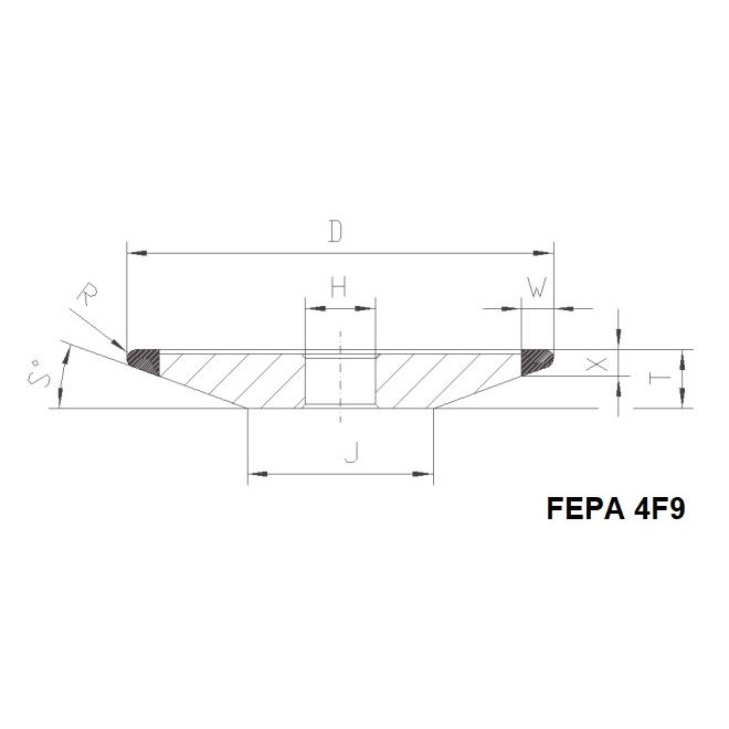 4F9 D100 T15 W12 X3,2 R1,6 S20° H20 M91-VR150N-20 3M