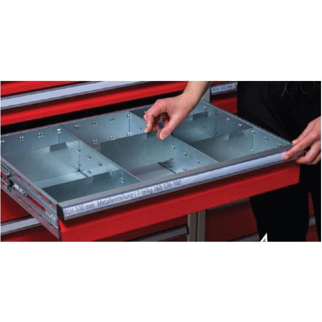 Organizér T500 400x100 (397 x 80 mm) pre BLH 100 mm HK