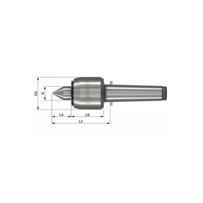 Hrot 60° otočný MK3 D25 Typ S Bruckner