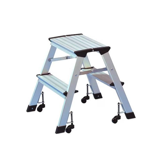 Schodíky obojstranné hliníkové 2x2 nášľapov do 150kg WEDO