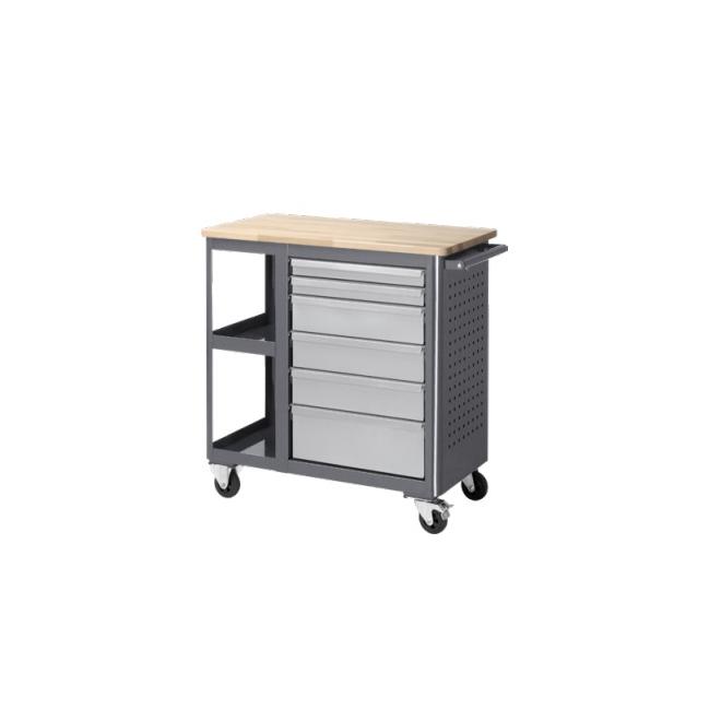 Vozík dielenský 960x450x950mm so 6 zásuvkami