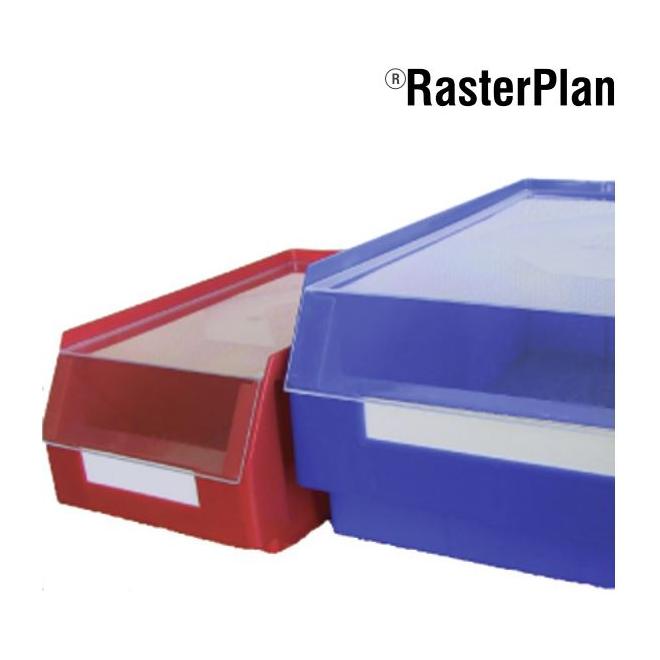 Veko na prepravku regálovú 350x200 mm priehľadná velkosť 3-4 RASTERPLAN