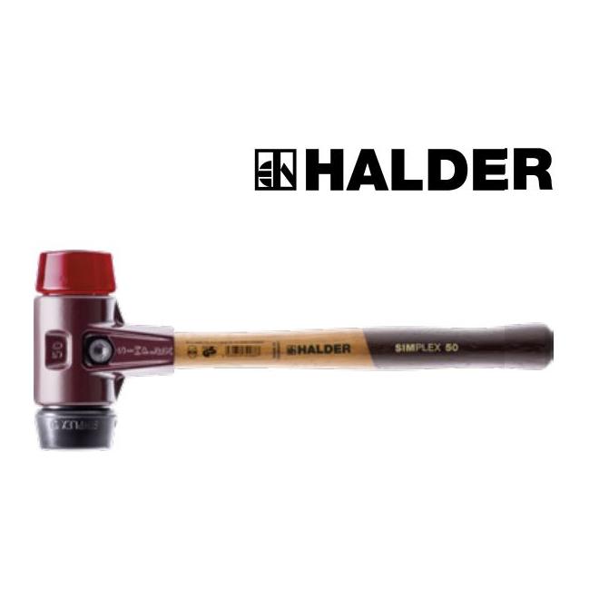 Kladivo 50 mm s mäkkým čelom bez spätného rázu HALDER SIMPLEX
