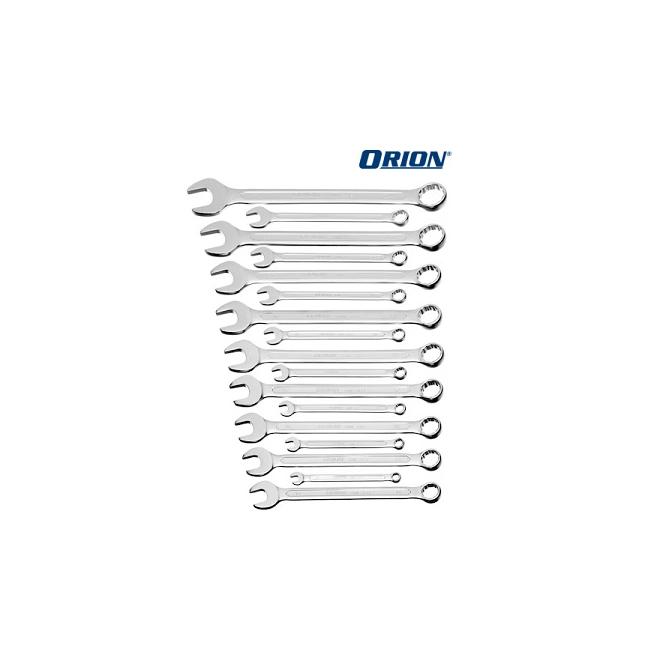 Kľúč 6-24 mm DIN 3113 A sada 17 ks očko-vidlicová  ORION