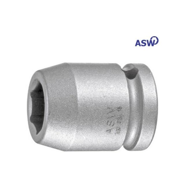 Hlavica 1/2" 17mm vonkajší 6-hran L-38 mm DIN 3121 ASW