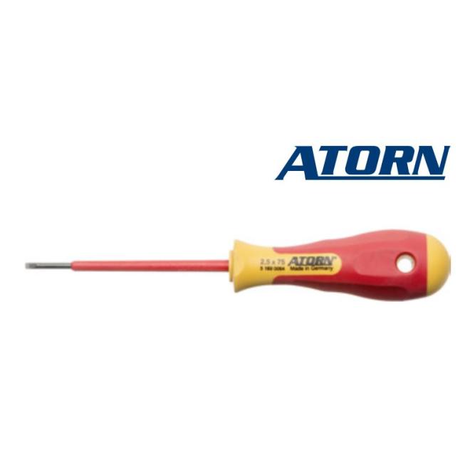 Skrutkovač plochý 4x100x207 mm DIN 7437 VDE ATORN