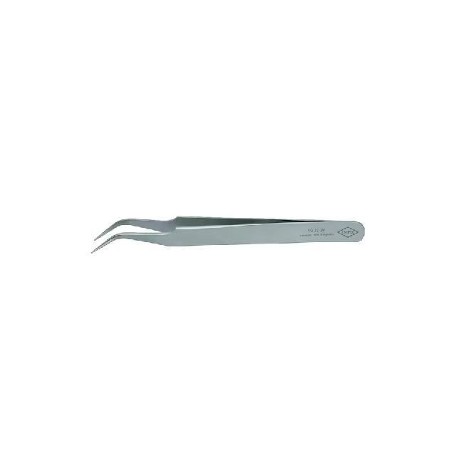 Pinzeta 120 mm zahnuté hroty poniklovaná KNIPEX