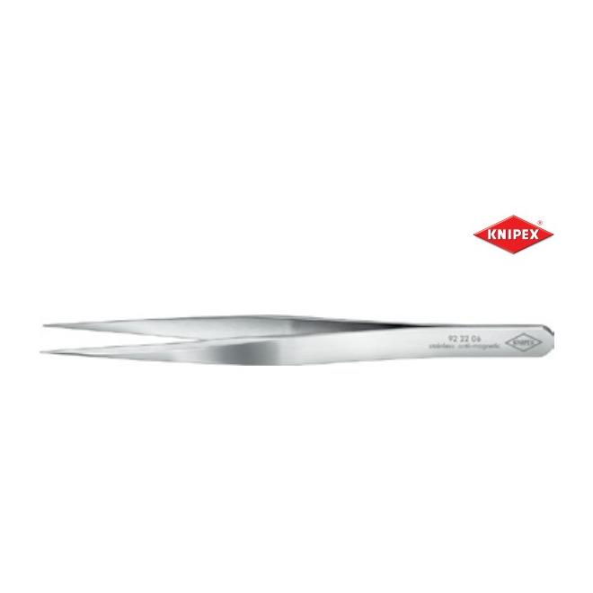 Pinzeta 120 mm rovné hroty poniklovaná KNIPEX 92 22 06