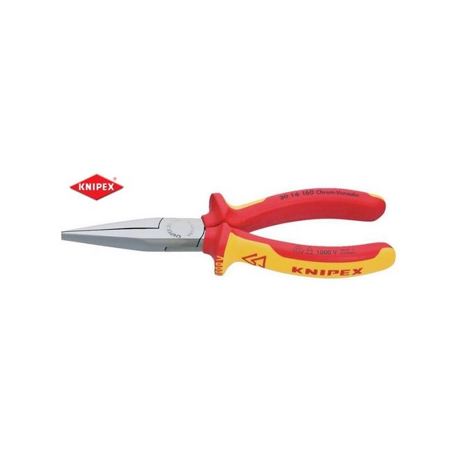 Kliešte 160 mm dlhé ploché čeľuste Knipex 30 16 160