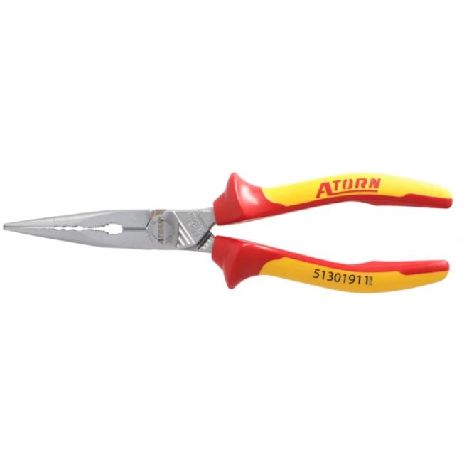 Kliešte  200 mm úzka čeľusť priame  ATORN VDE