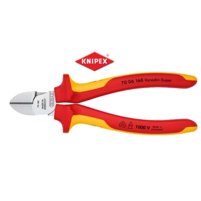 Kliešte 140 štipacie bočné VDE elektrikárska Knipex