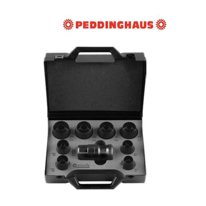 Sada kruhových výsečníkov D3-40 mm (16ks) s držiakom PEDDINGHAUS