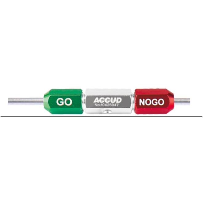 Valčekový medzný kaliber D7 H7 obojstranný GO/NOGO tvrdokovový DIN 7150-2 ACCUD