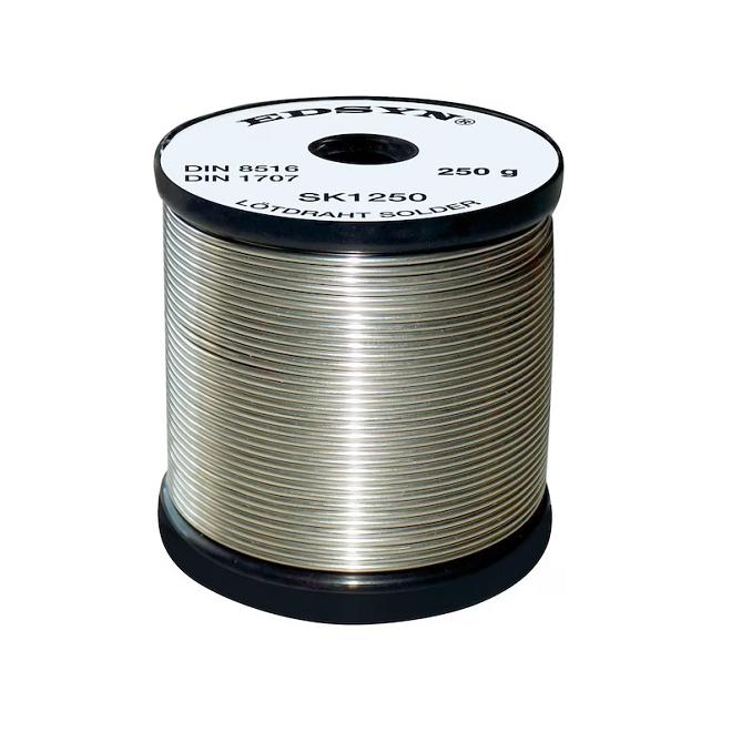 Drôt spájkovací  1mm 0,25kg Sn60 Pb38 Cu2 EDSYN