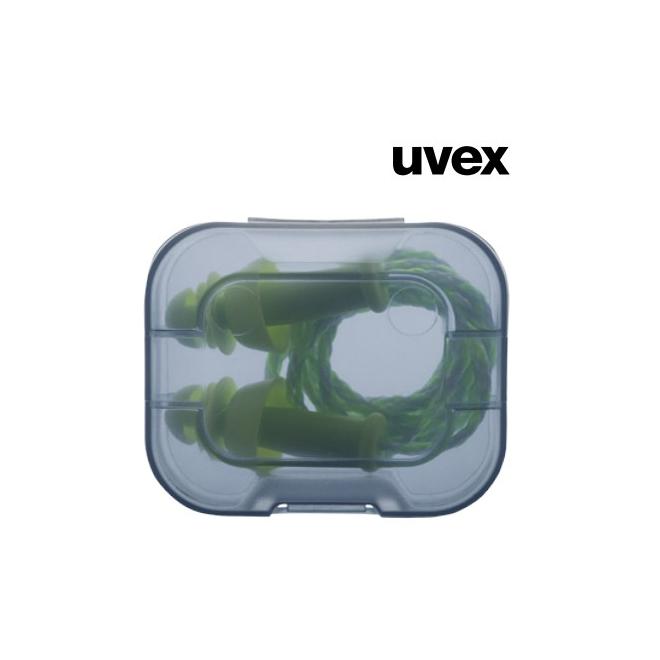 Chrániče sluchu 27dB EN352-2 v plastovej krabici Whisper+ SNR 27 UVEX