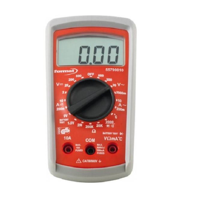 Digitálny multimeter 2-600 V Format