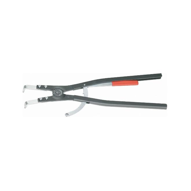 Kliešte na vonkajšie poistné krúžky, zahnuté čeľuste A51 570 mm Knipex