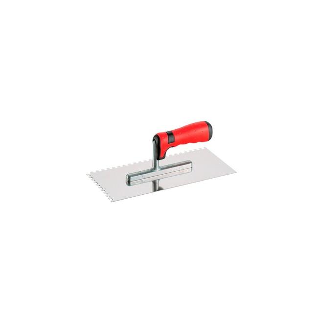 Kelňa hladiaca 280x130 mm vrúbkovaná 10x10mm nerezová