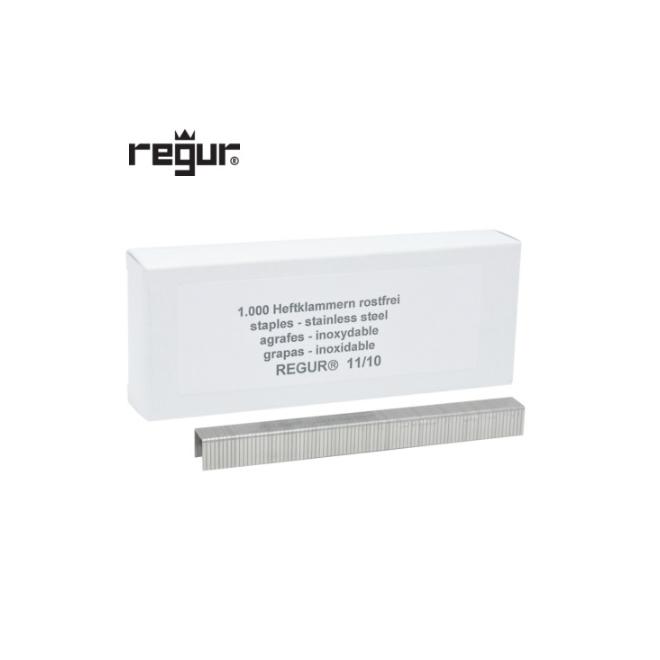 Spony do sponkovača REGUR V2A typ 11 rameno 10 mm nerez (balenie 1000ks)