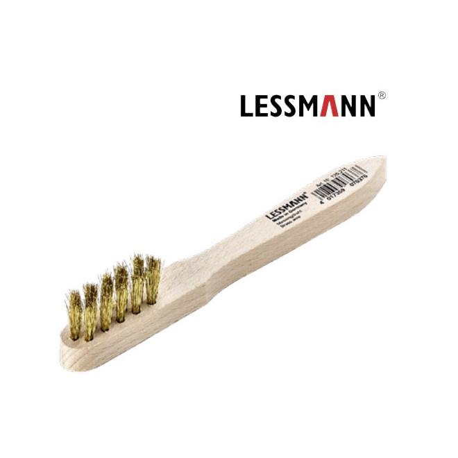 Kartáč 200/18 mm mosadzný drôt 4 radový LESSMANN