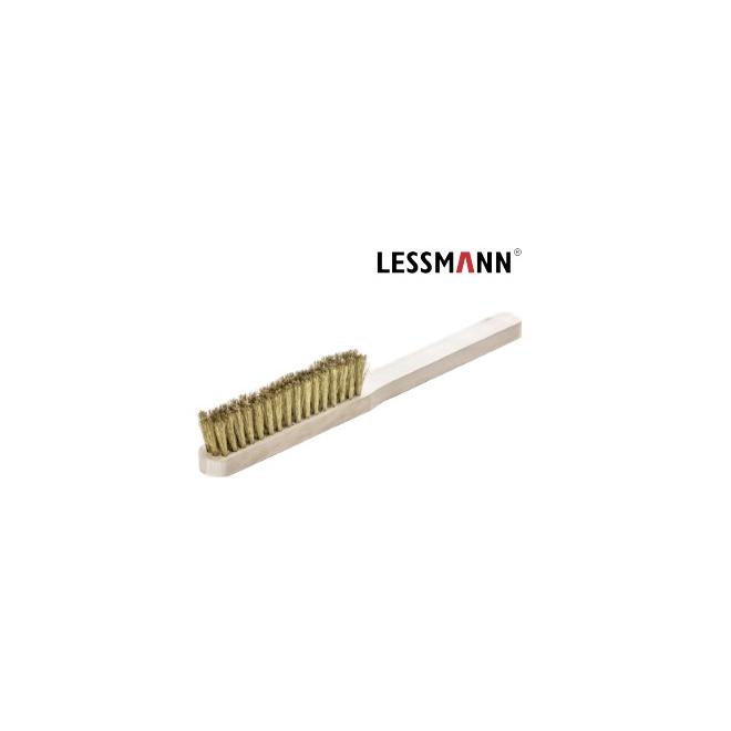 Kartáč 225 mm mosadzný drôtený LESSMANN