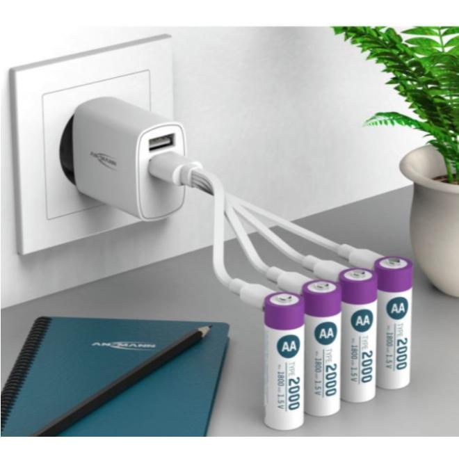 Batéria dobíjacia 1,5V LI-ION typ AA 4ks ANSMANN