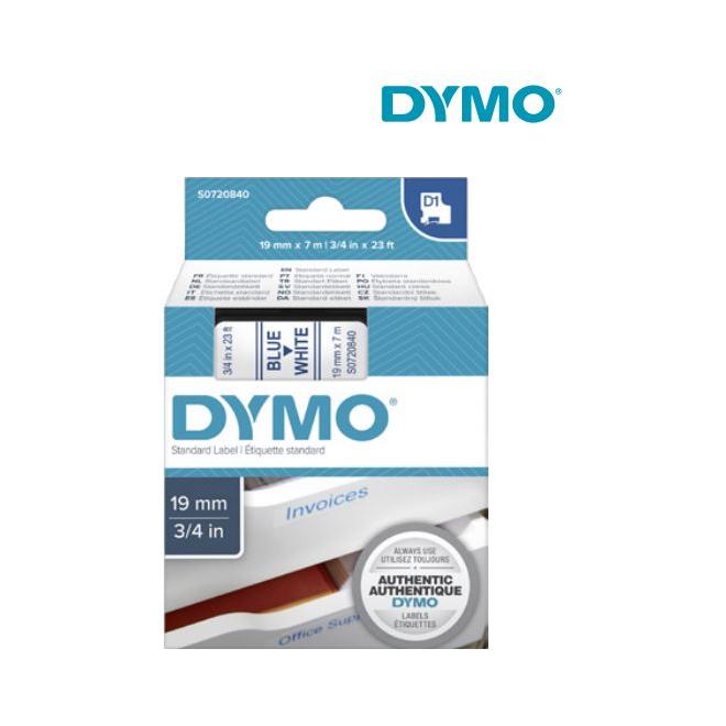 Páska 19 mm x 7 m D1 biela štítkovacia polyester (PES) DYMO