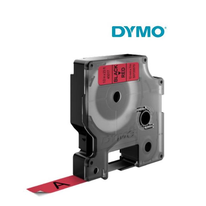 Páska 12 mm x 7 m D1 červená štítkovacia polyester (PES) DYMO