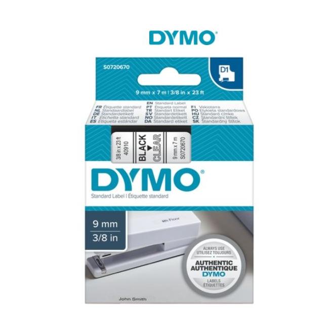 Páska 9 mm x 7 m D1 žltá priesvitná polyester (PES) DYMO
