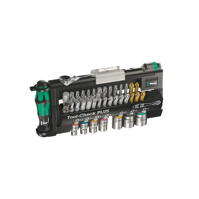Sada bitov 1/4" 39 dielna Tool-Check WERA
