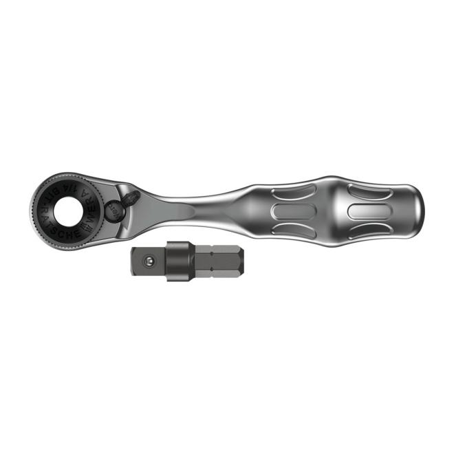 Ráčna prepínateľná na bity WERA, 1/4",78 mm