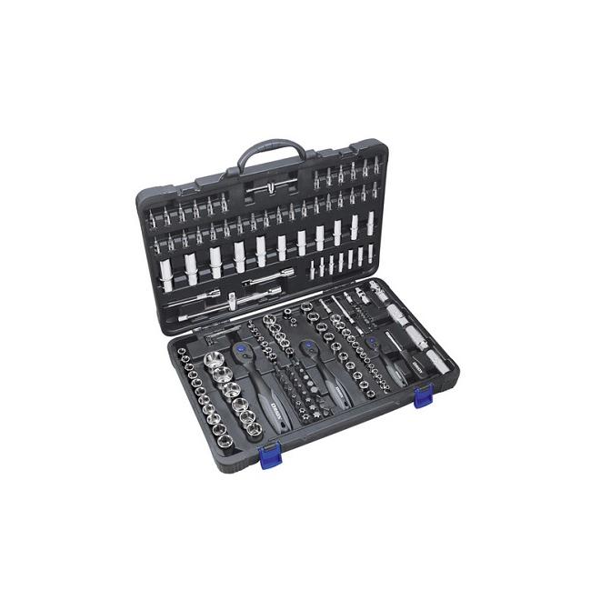 Adaptér bit 1/4" 3/8" 1/2" sada 172 ks s 3ks rační v kufríku ORION