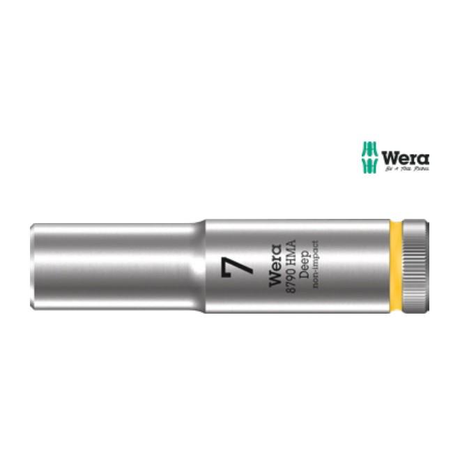 Hlavica 1/4" 7 mm DIN 3124 6-hran dlhá nástrčná WERA