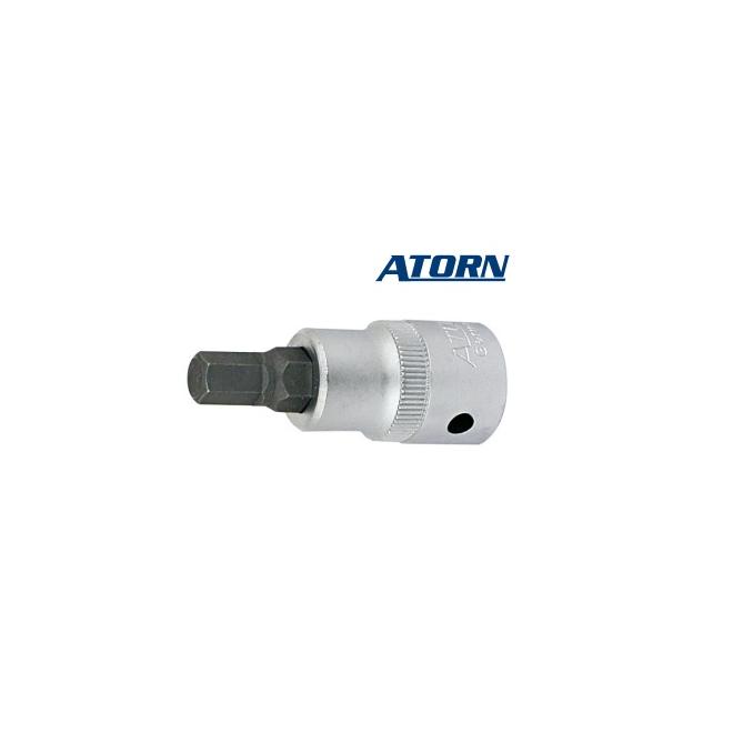 Hlavica 1/4" 4 mm zástrčná krátka ATORN