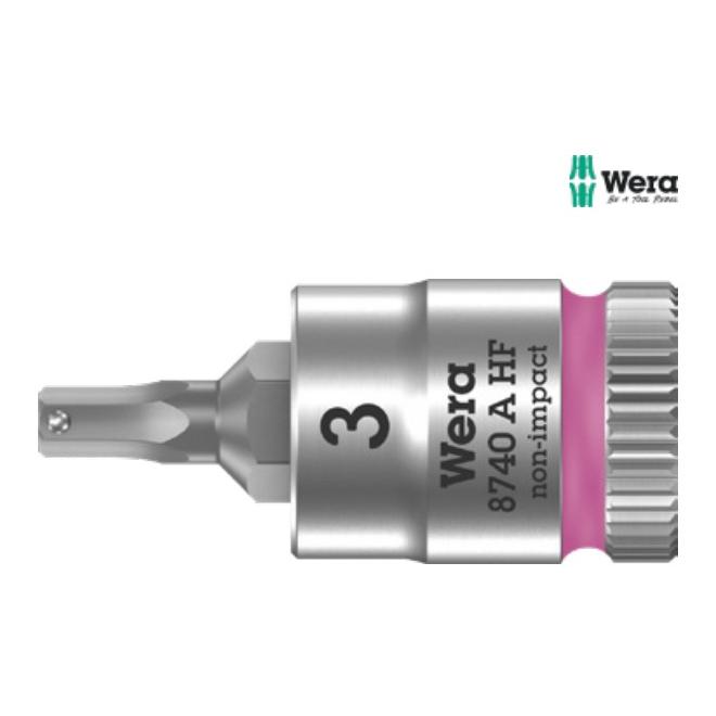 Hlavica 1/4" 3 mm 6-hran GOLA WERA
