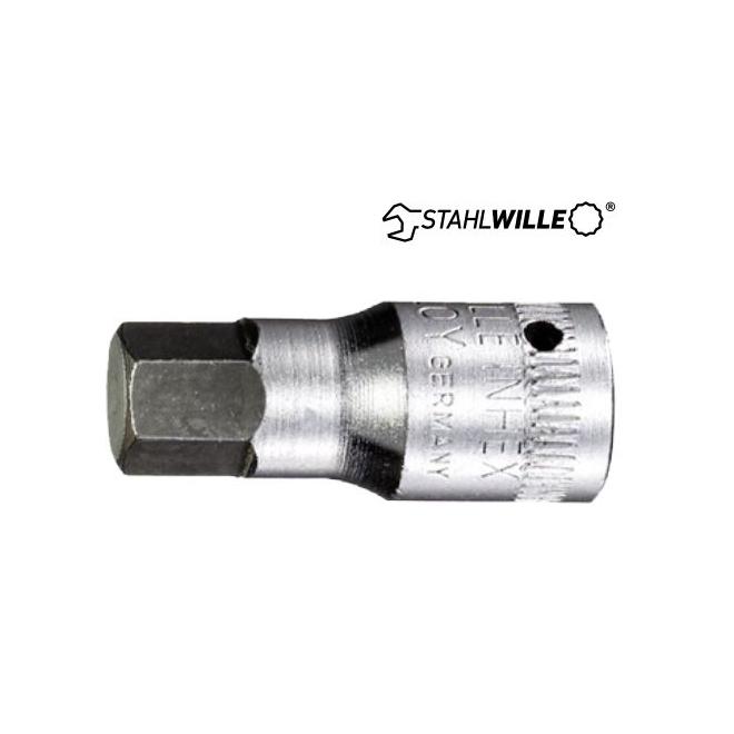 Adaptér bit 1/4" 6mm nastrčný 6-hran L28 Stahlwille