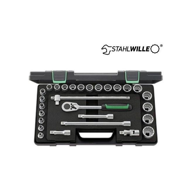 Kľúč nástrčný 1/2" sada 28ks  6-hran STAHLVILLE