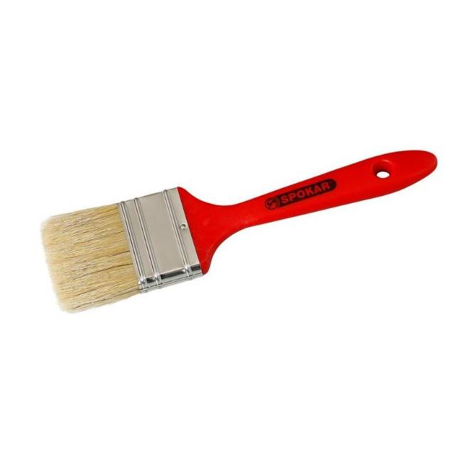 Štetec 25 mm plochý červený 72722