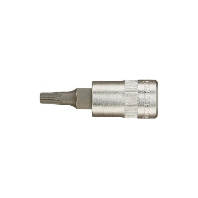 Hlavica 1/4" T15 zástrčná krátka Format