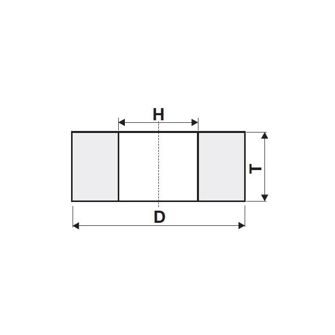 Brúsny segment 125x63x63 98A 24 I 10 V Carborundum 63861 1230.00