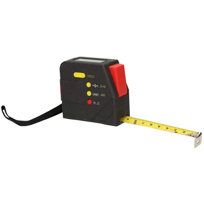 Meracie pásmo 5 m šírka 19 mm oceľové elektricke digitálne