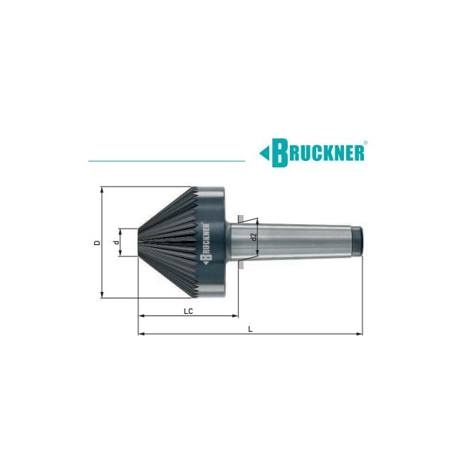 Hrot 75° MK3 D52 d10 L-132mm  37z  Bruckner