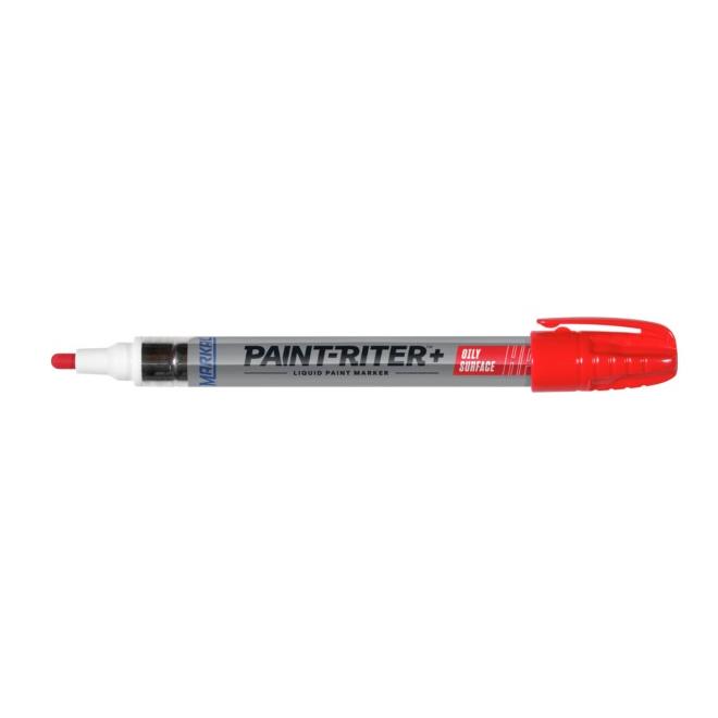 Popisovač lakový biely PAINT-RITER™+ OILY SURFACE HP MARKAL