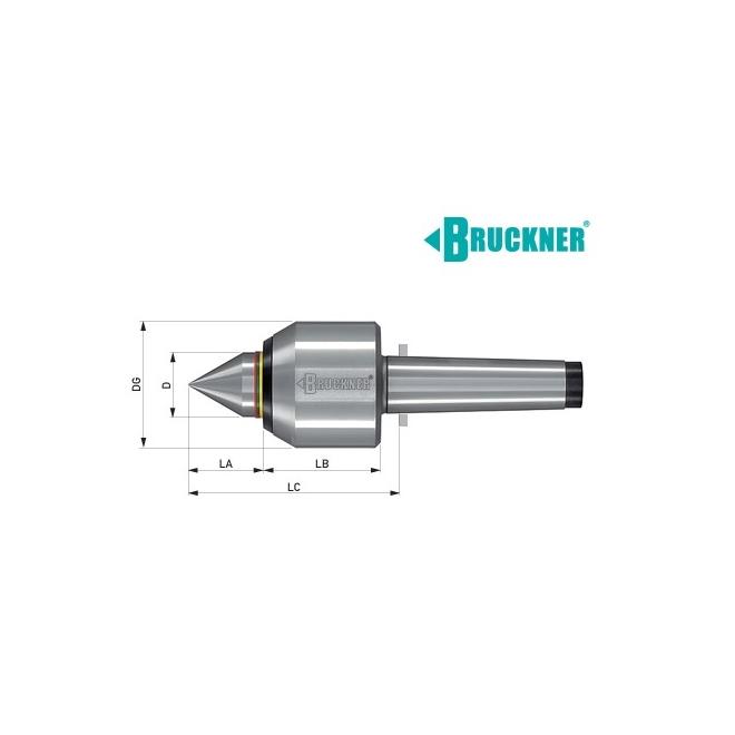 Hrot 60° otočný MK3 D25 Typ LRSG Bruckner (hádzanie do 3µm)