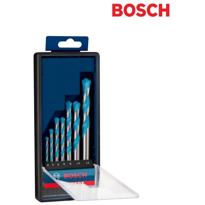 Vrták D4-12 sada 7ks s valcovou stopkou Expert CYL-9 MultiConstruction BOSCH