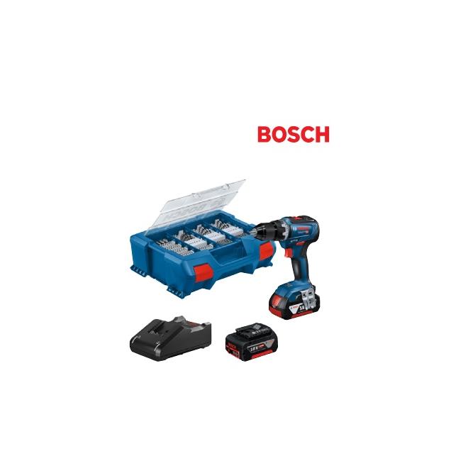 AKU vŕtací skrutkovač GSR 18V-55, 2x GBA 18V/5Ah batéria, 1x nabíjačka BOSCH
