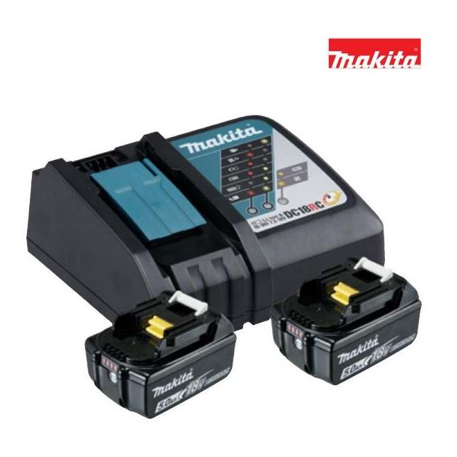AKU nabíjačka sada DC 18RC 18 V / 2x 5 Ah Li-ion MAKITA