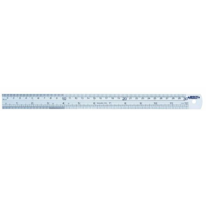 Pravítko 200x40x2 mm oceľ Insize